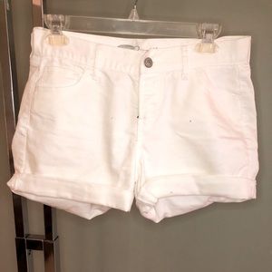 Old Navy Sweetheart White Denim Shorts